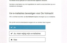 Afbeelding 1 van Berichten van De Volmacht digitaal ontvangen